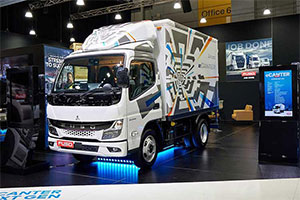 Электрический грузовик Mitsubishi стал комплектоваться шинами Bridgestone R202